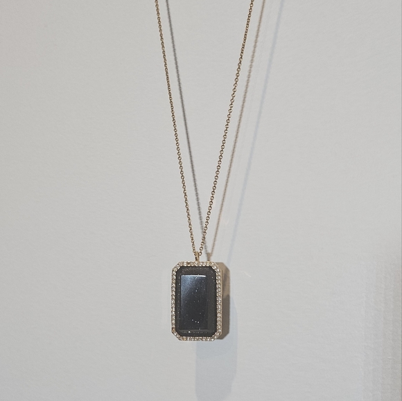 Kate Spade Dark Navy Stone Pendant - Picture 4 of 5